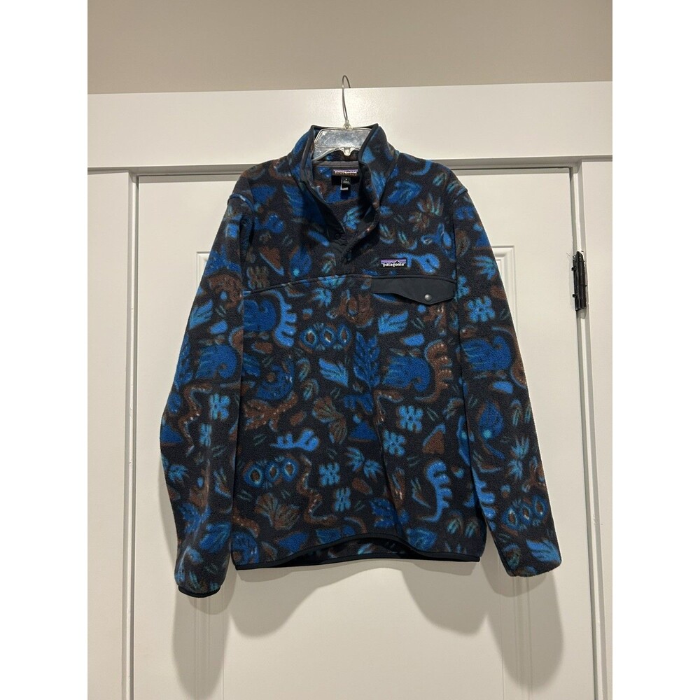 Patagonia Synchilla Across Ocean Pitch Snap T Fleece Pullover Sweater Sz Small